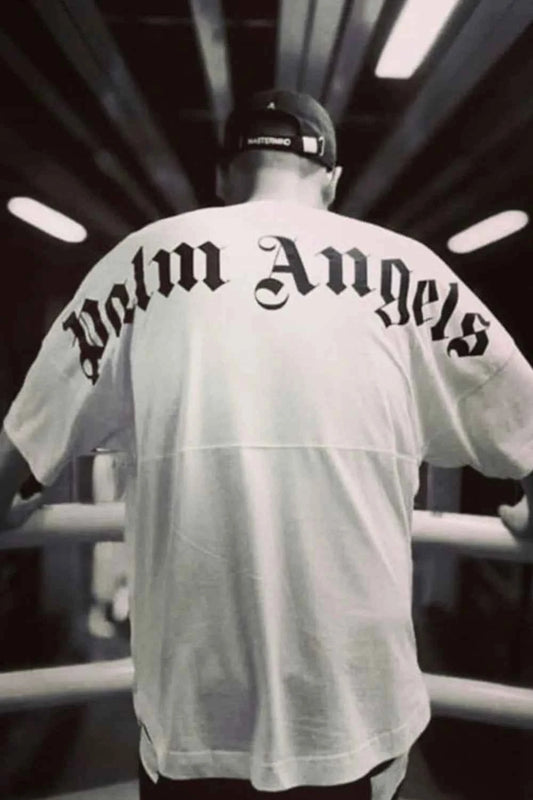 Men's Letter Round Neck Half Sleeve T-Shirt