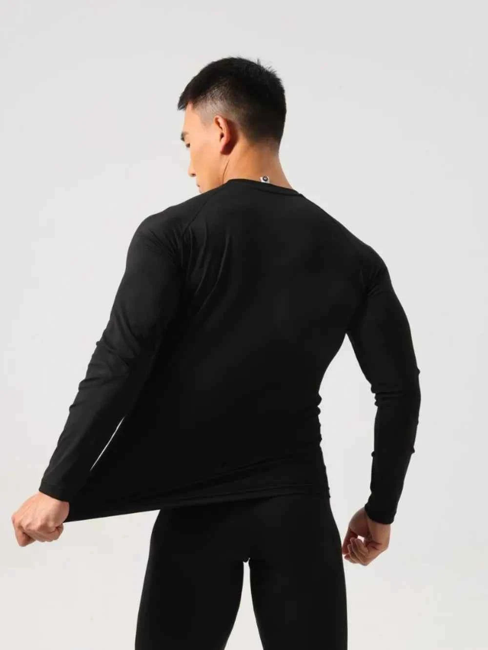 Men's Round Neck Long Sleeve T-Shirt