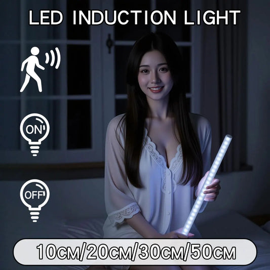 LED Motion Sensor Night Light - USB Rechargeable Under-Cabinet Light
