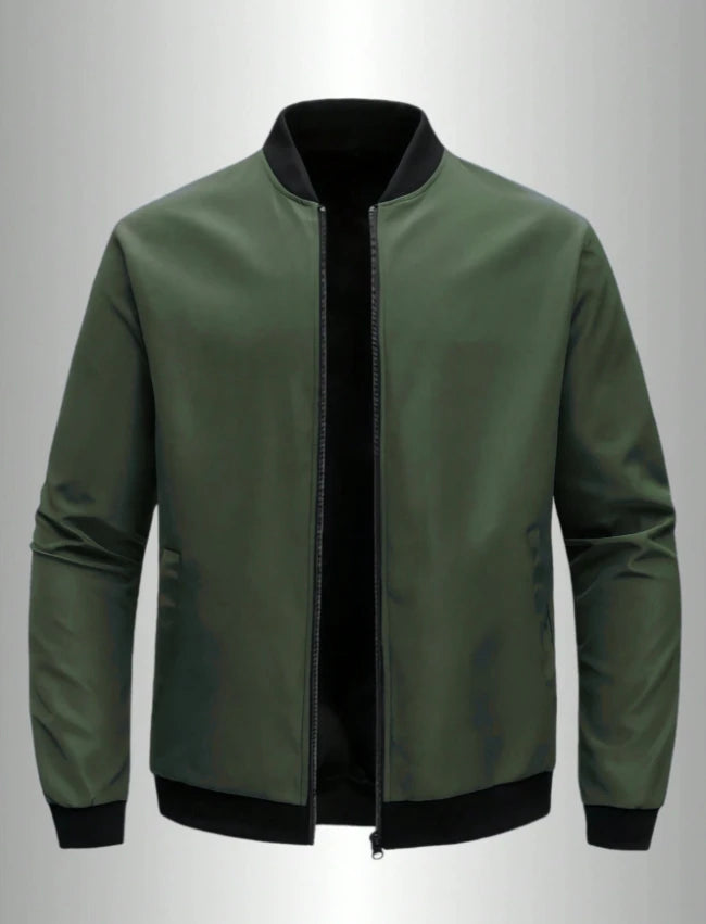 Men's Baseball Collar Casual Jacket