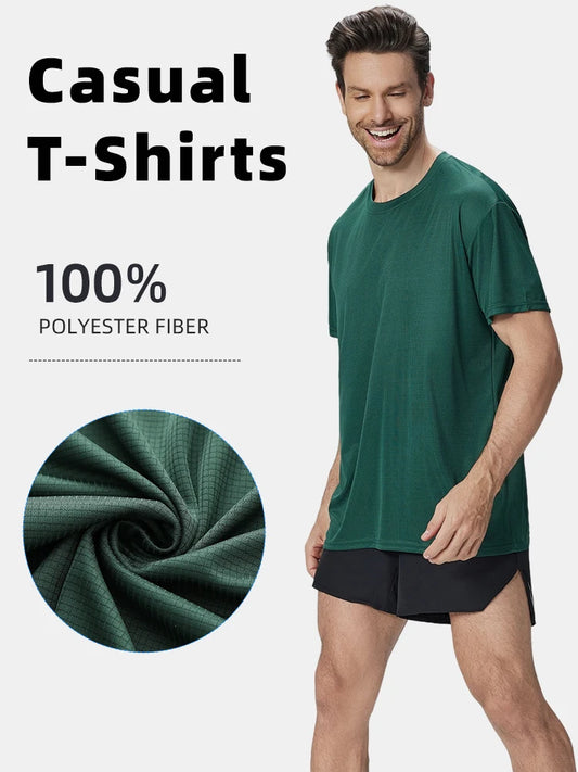 Men's Moisture-Wicking Crew Neck T-Shirt 6-Pack