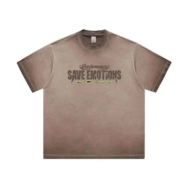 Men's Graphic Round Neck Short Sleeve T-Shirt