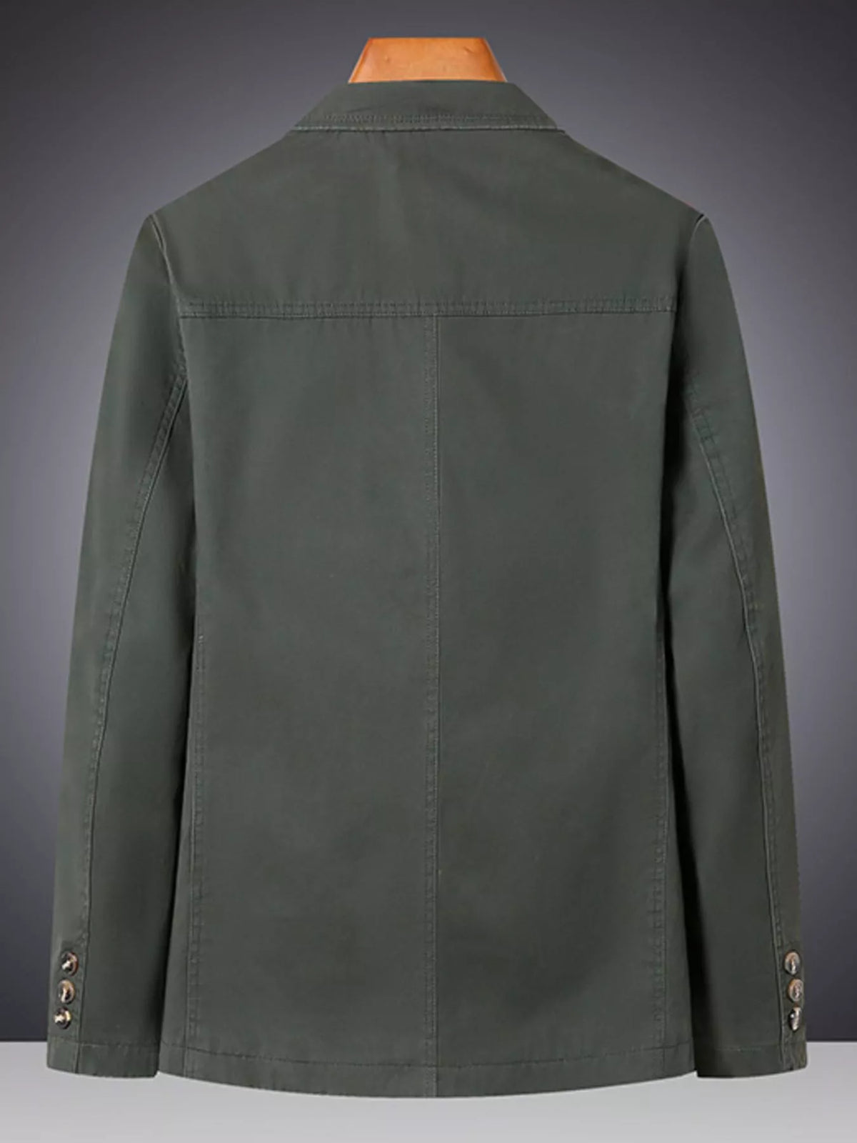 Men's Plus Size Lapel Collar Long Sleeve Blazer