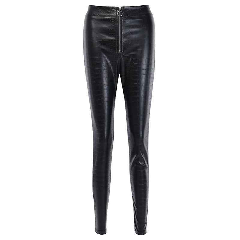 Pure color all-match pants