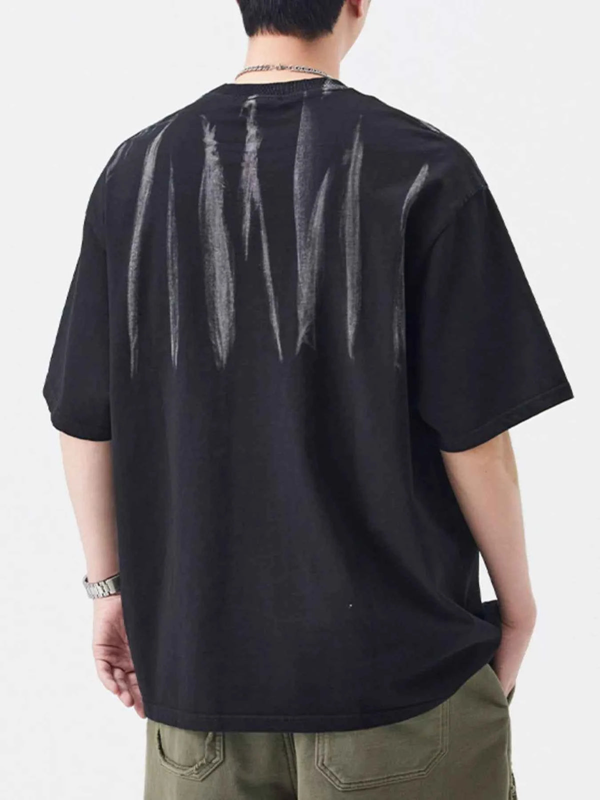 Men's Urban Style Round Neck T-Shirt