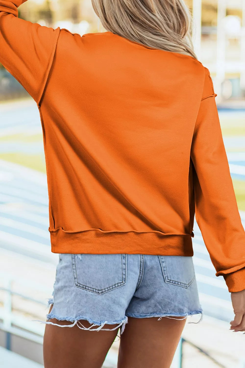 Spooky Season Mock Neck Reversible Halloween Sweatshirt