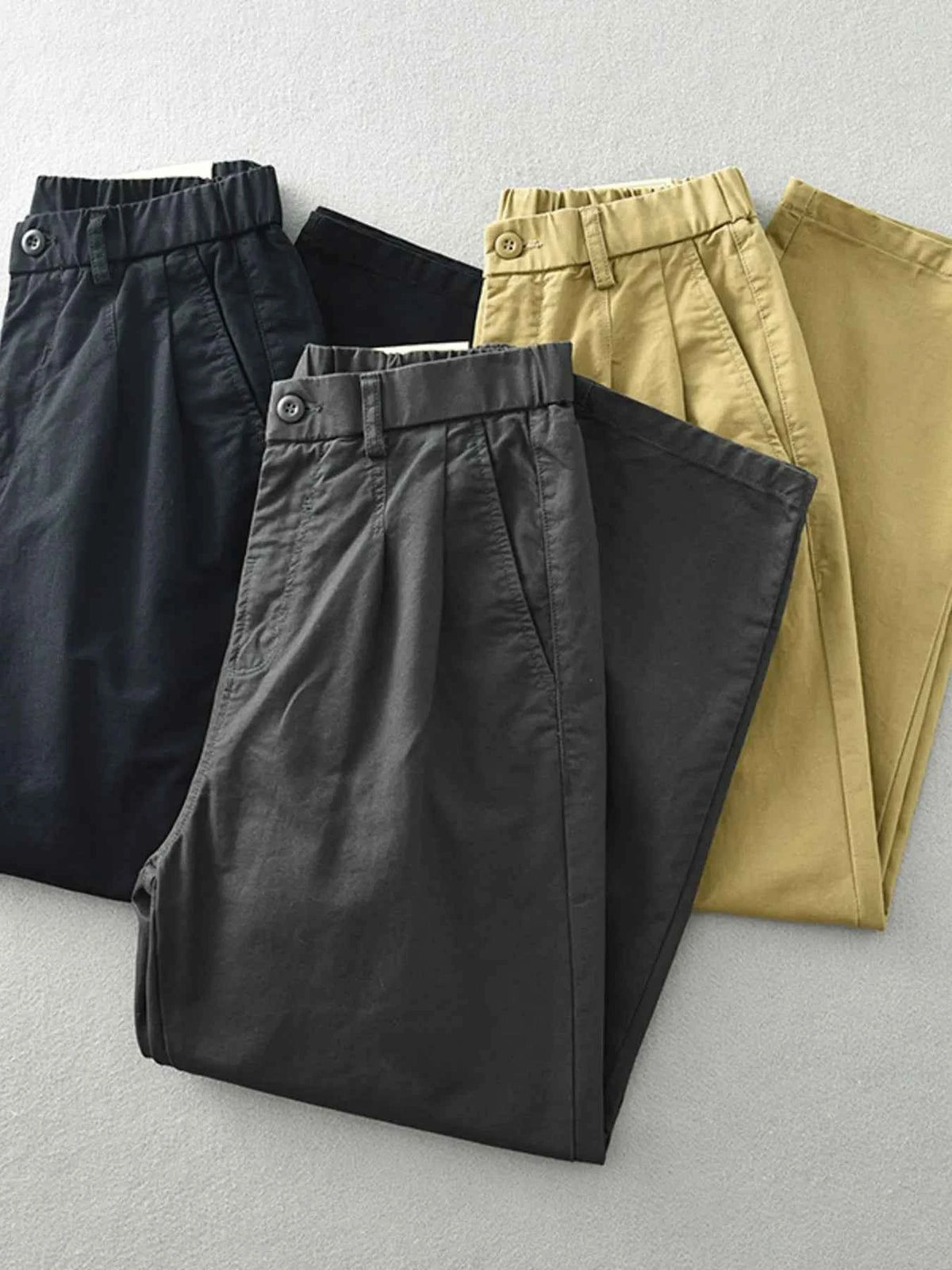 Men's Plus Size Wide Leg Pants