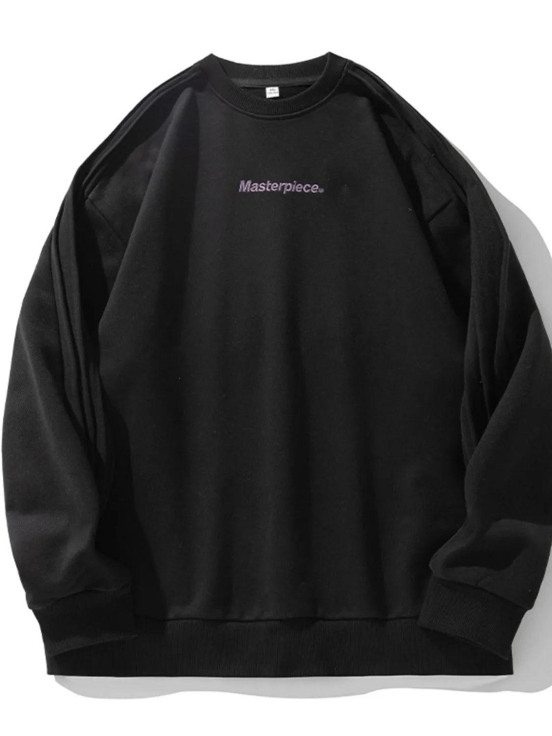 Men's Letter Round Neck Long Sleeve Sweatshirt