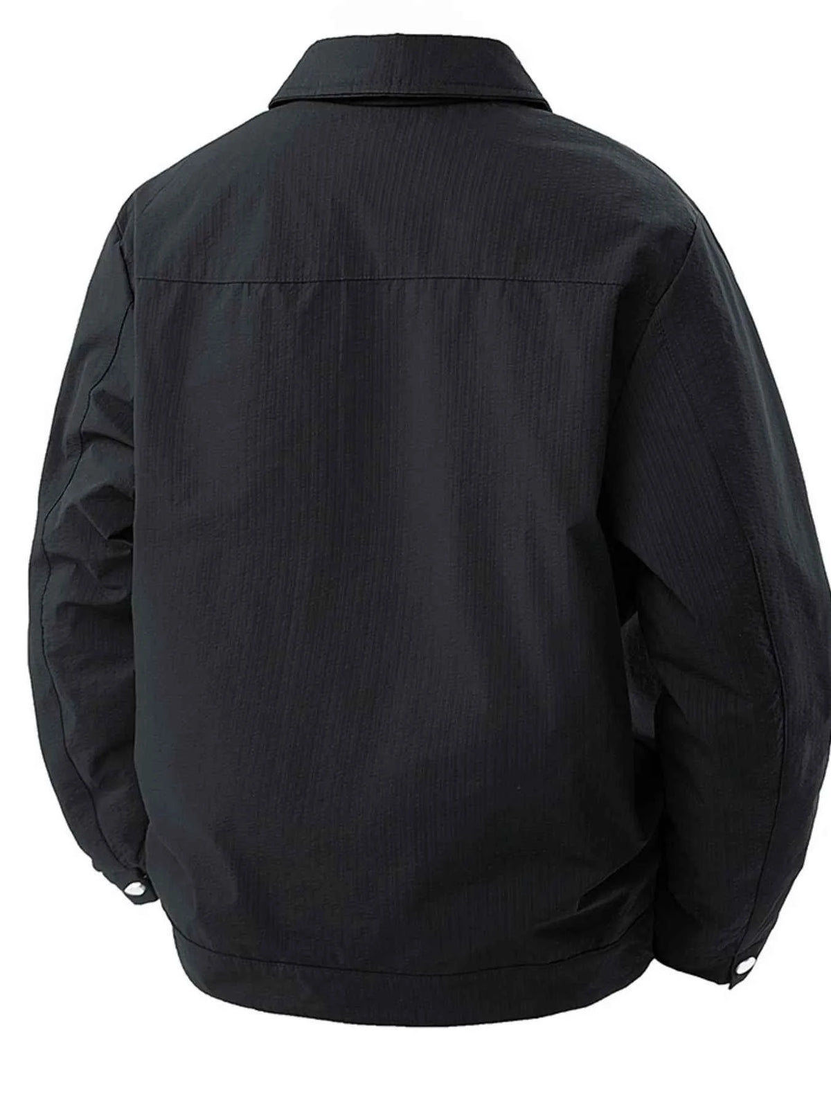 Men's Plus Size Lightweight Snap-Down Jacket