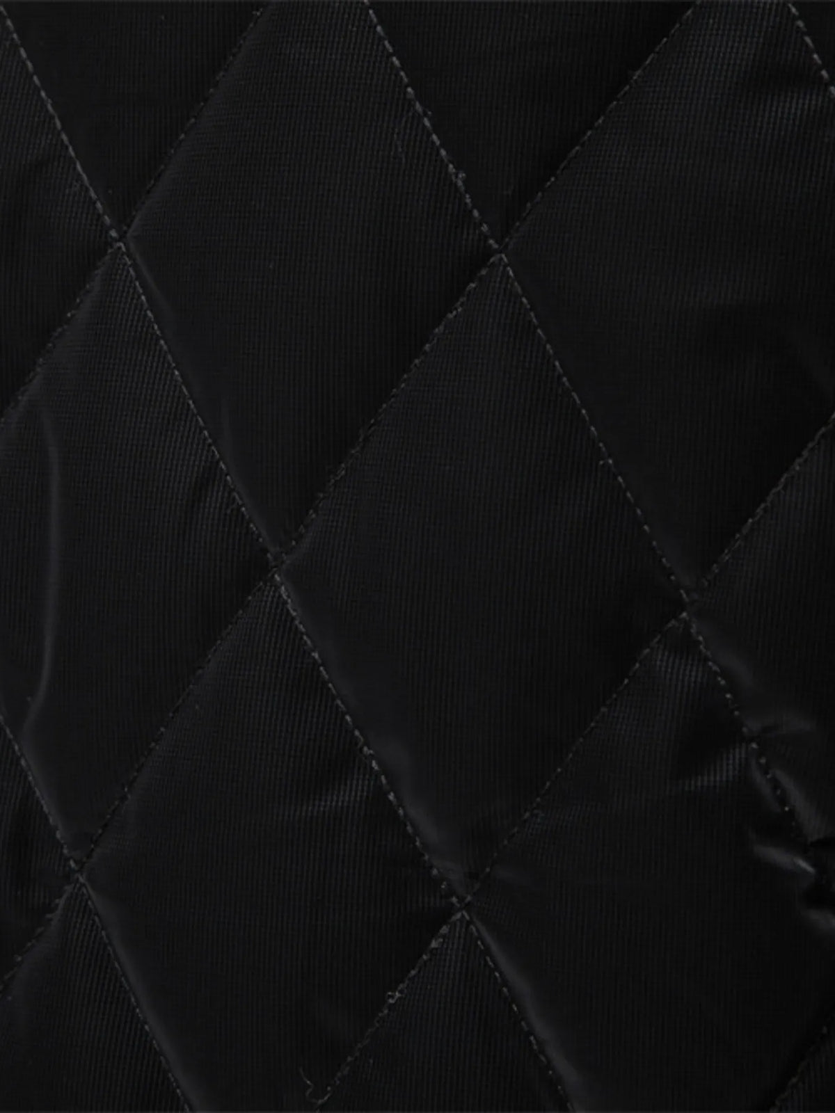 Men's Quilted Snap Down Long Sleeve Jacket