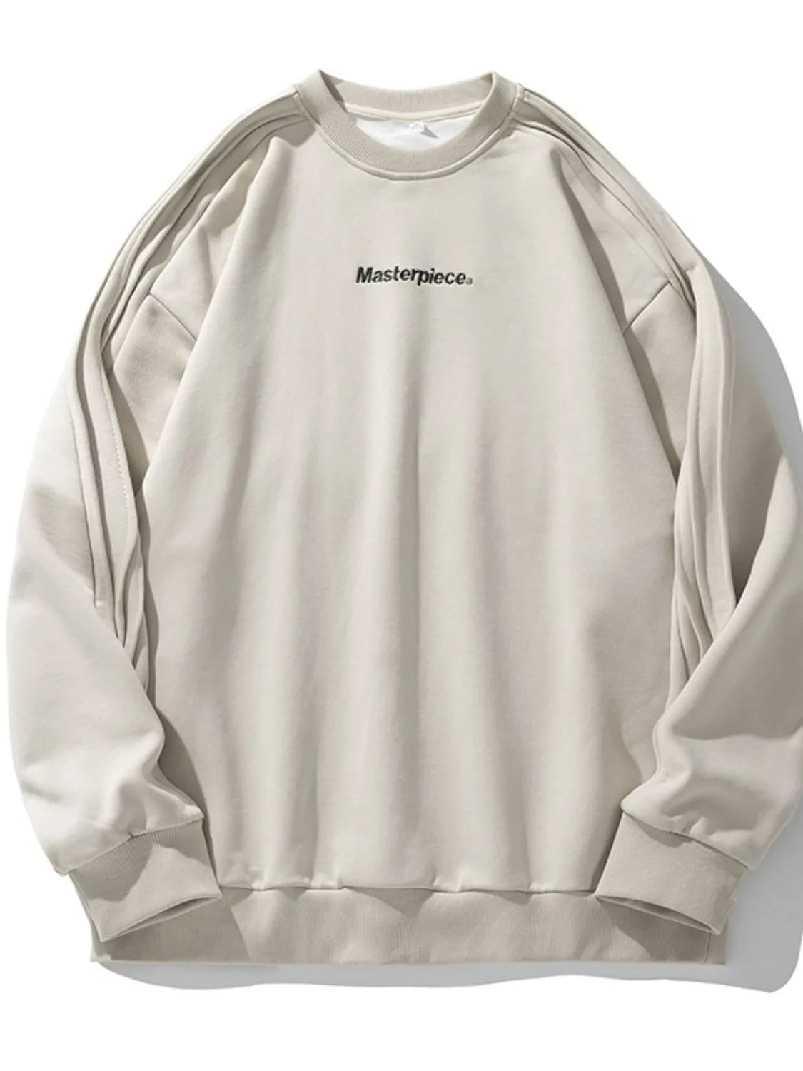 Men's Letter Round Neck Long Sleeve Sweatshirt