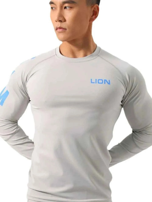 Men's Round Neck Long Sleeve T-Shirt