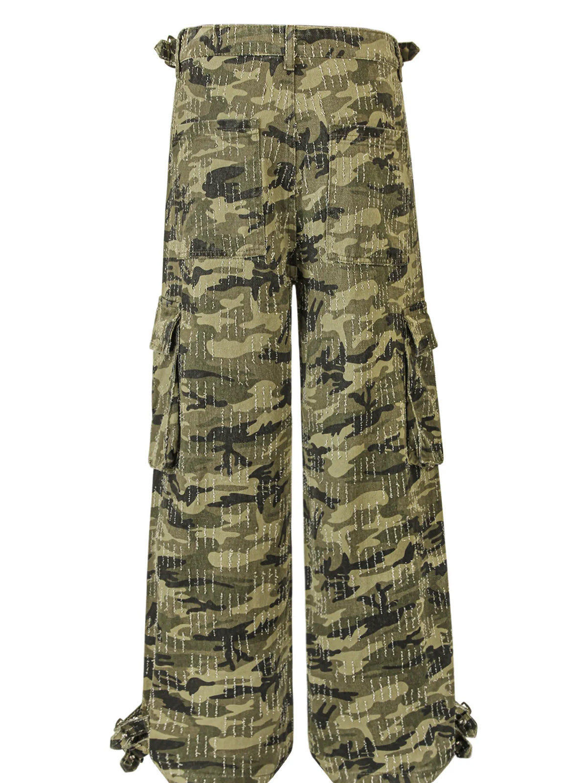 Men's Camouflage Cargo Pants with Multiple Pockets