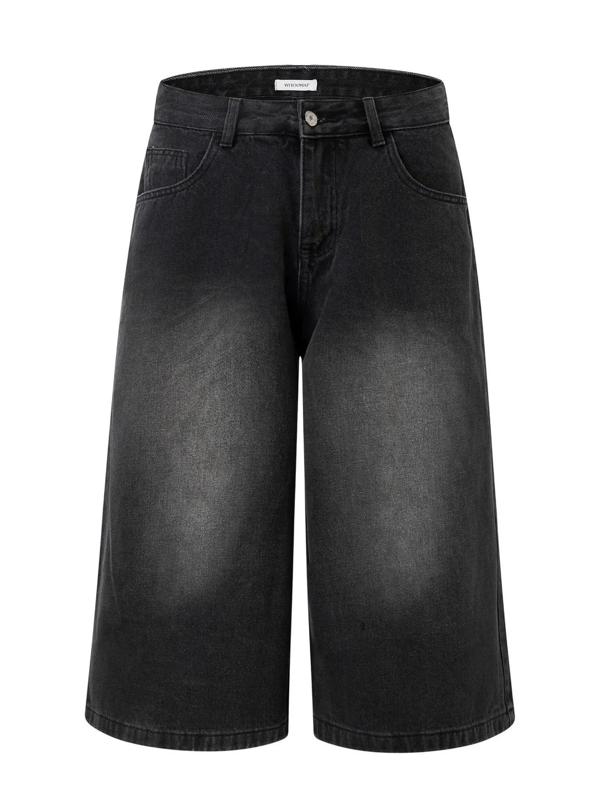 Men's Washed Denim Bermuda Shorts