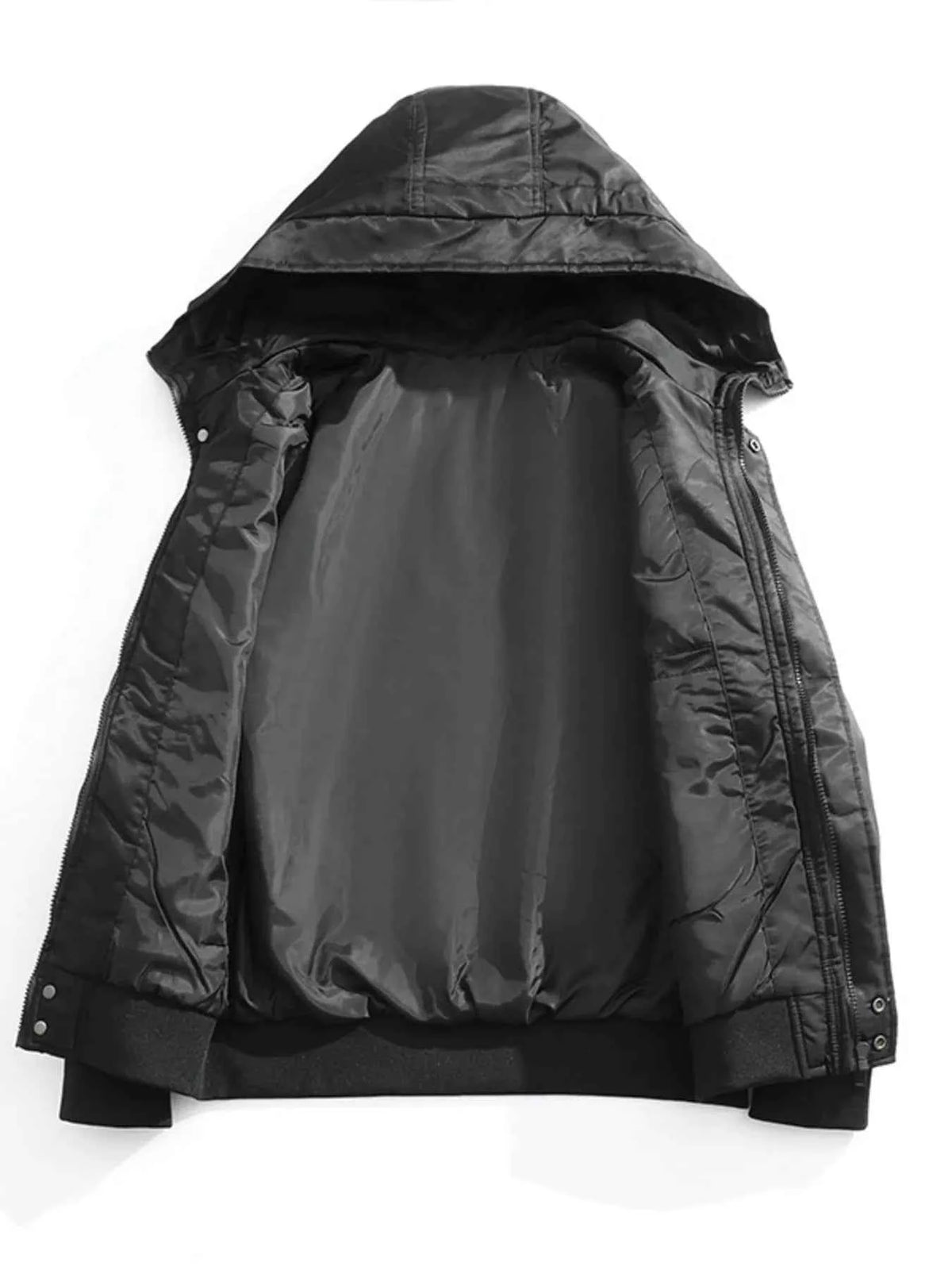 Men's Zip Up Hooded Windproof Jacket