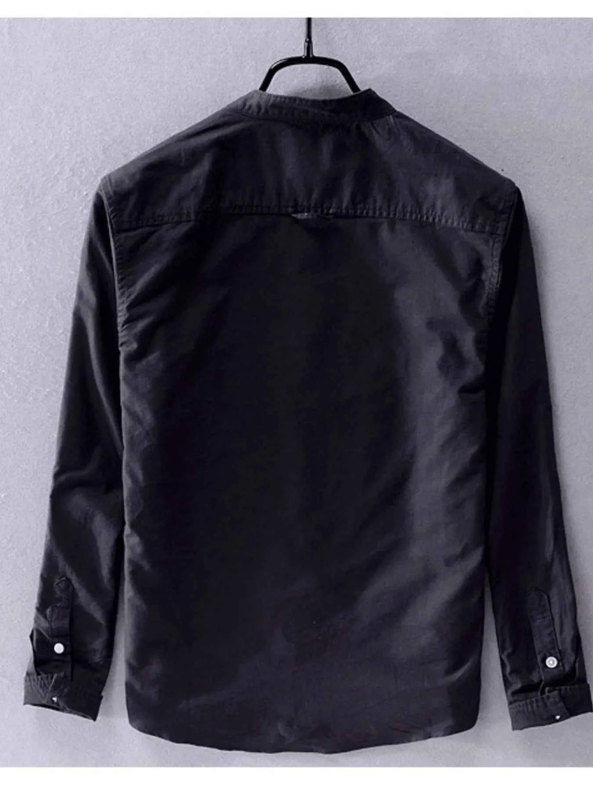 Men's Plus Size Button Up Long Sleeve Shirt