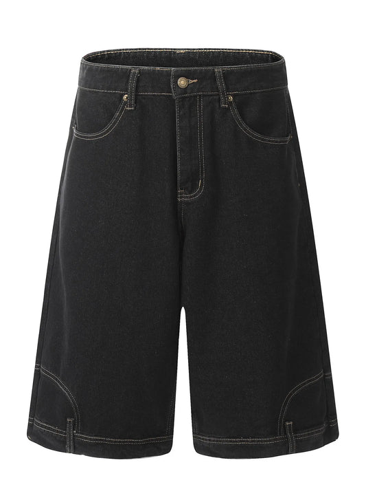 Men's Classic Loose Fit Denim Shorts
