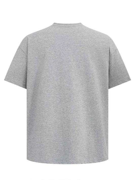 Men's Contrast Short Sleeve Oversized T-Shirt