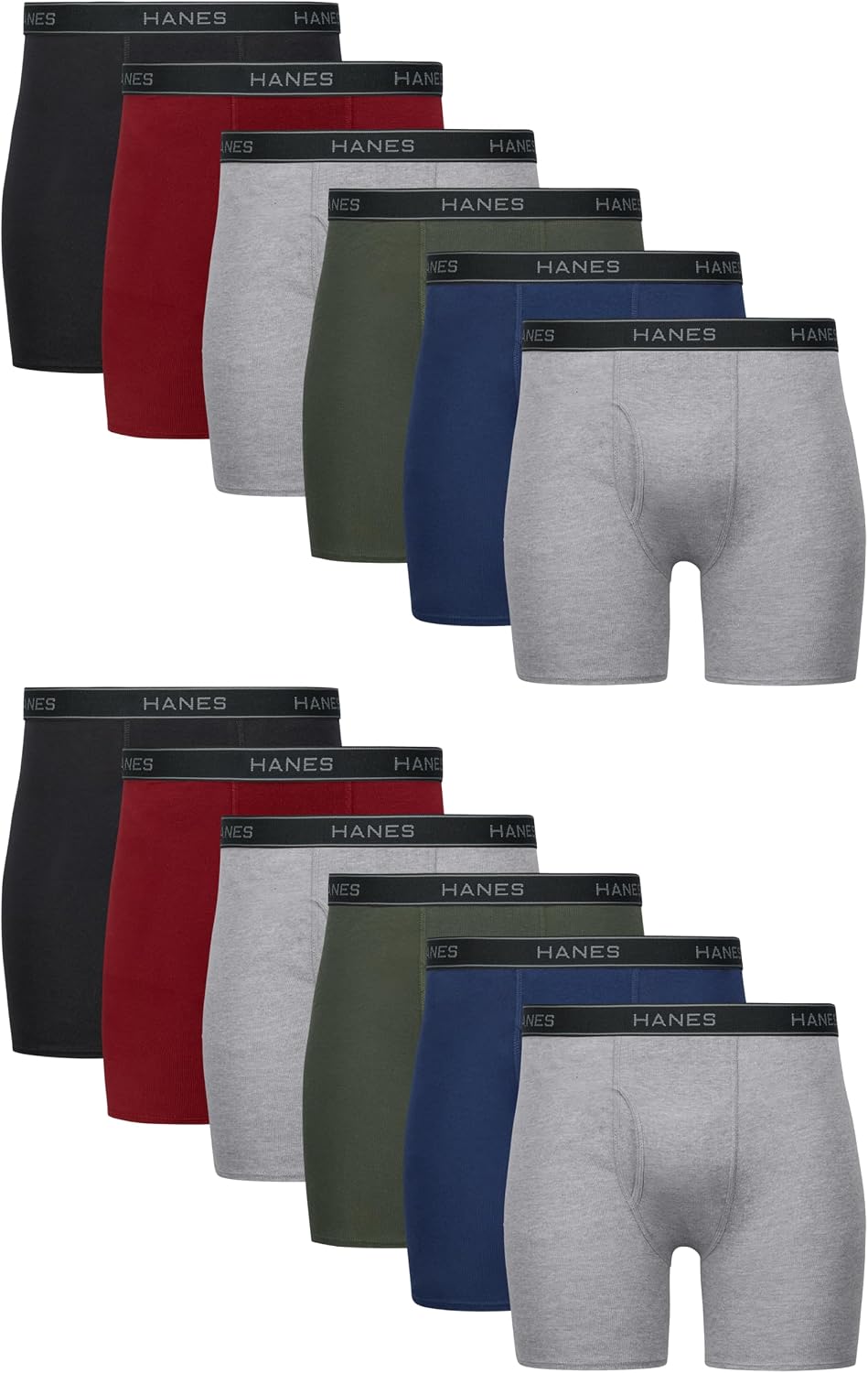 Hanes Men's Cool Cotton Boxer Briefs