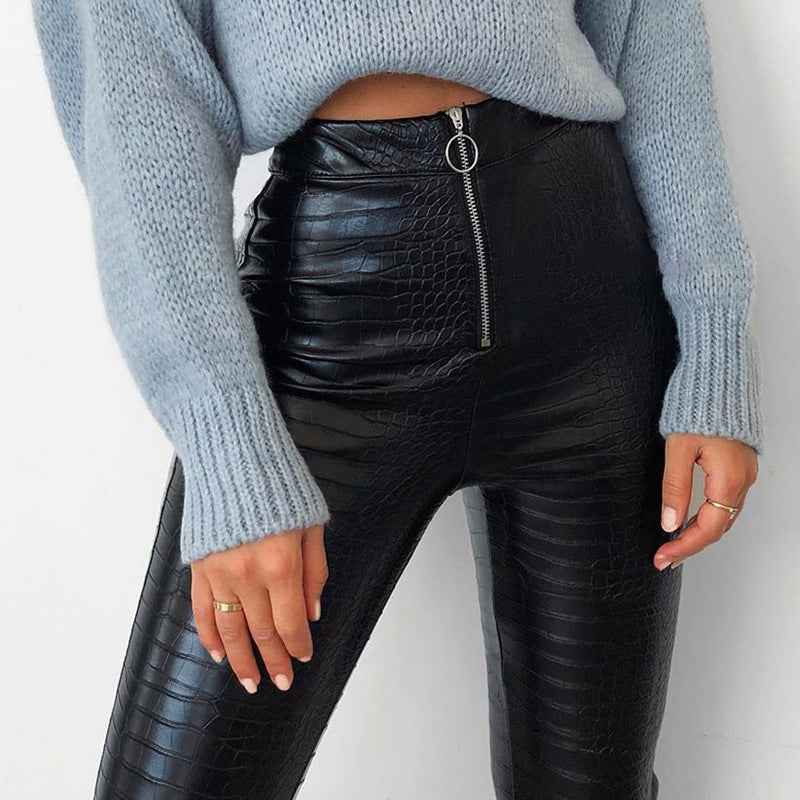 Pure color all-match pants