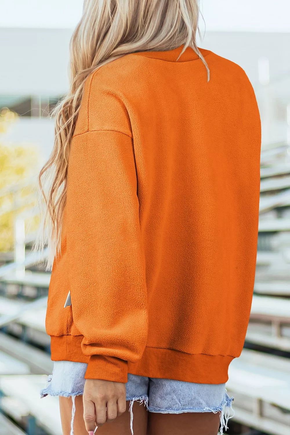 Spooky Season Mock Neck Reversible Halloween Sweatshirt