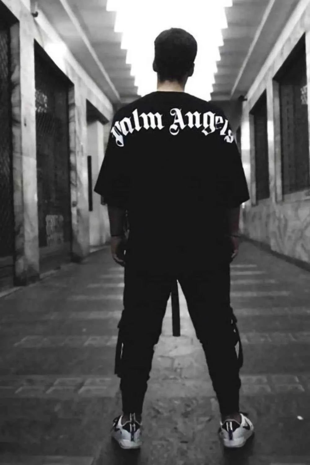 Men's Letter Round Neck Half Sleeve T-Shirt