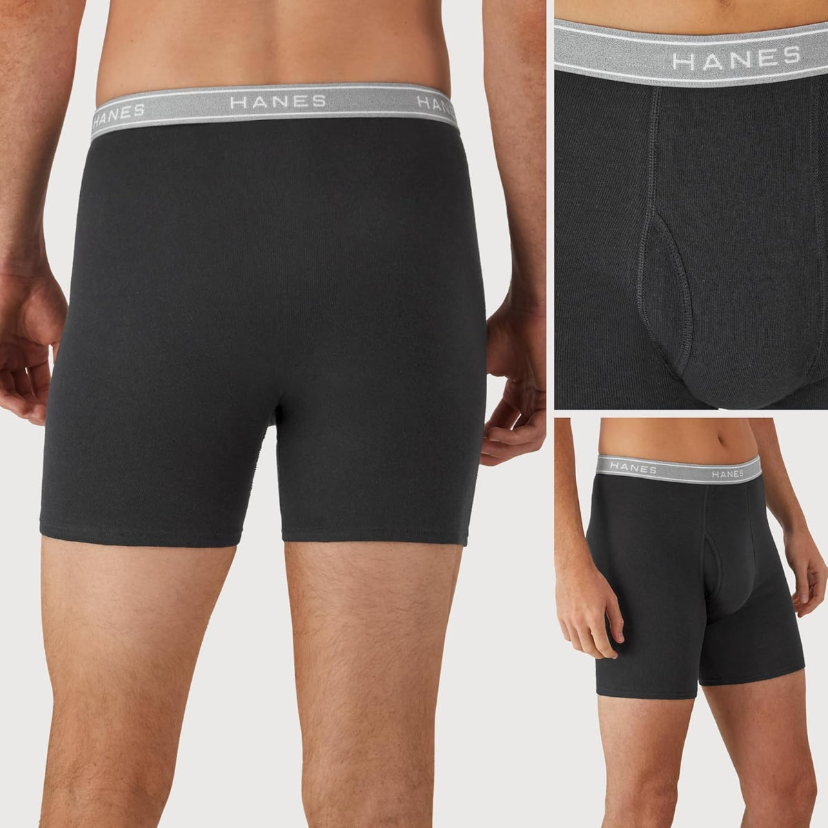 Hanes Men's Cool Cotton Boxer Briefs