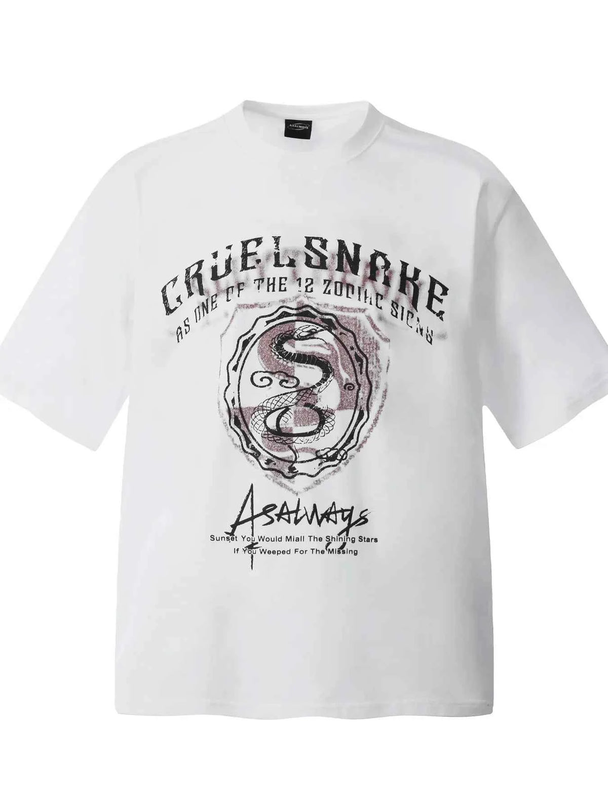 Men's Vintage Style Graphic Short Sleeve T-Shirt