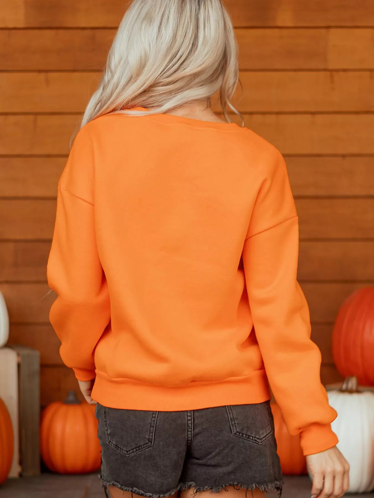 Dancing Critters Sequin Halloween Crewneck Sweatshirt