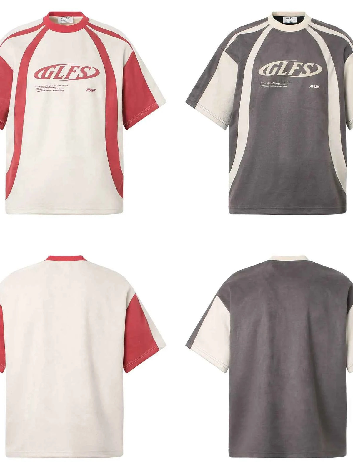 Men's Contrast Raglan Short Sleeve T-Shirt