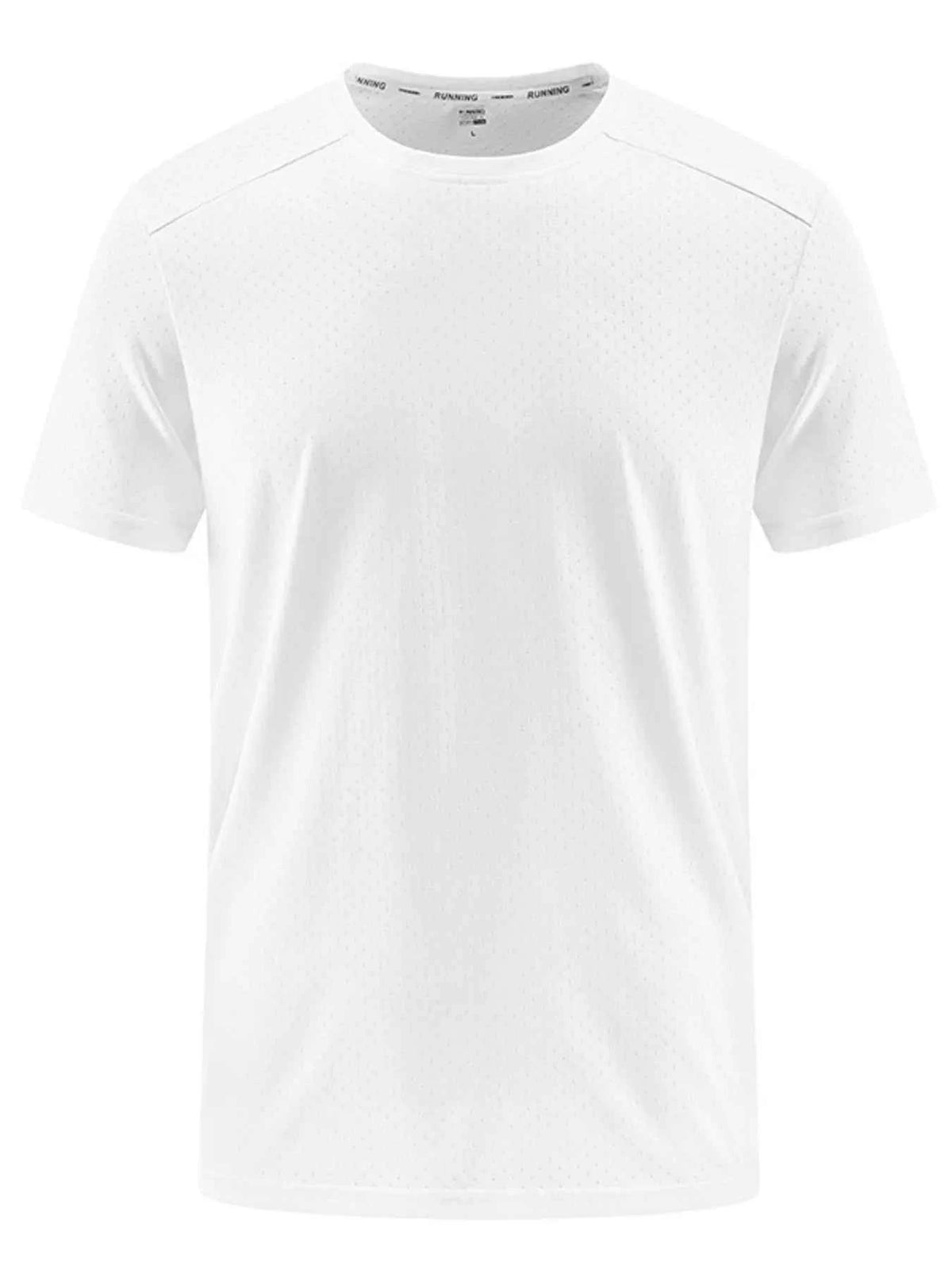 Men's Plus Size Round Neck Short Sleeve Active T-Shirt