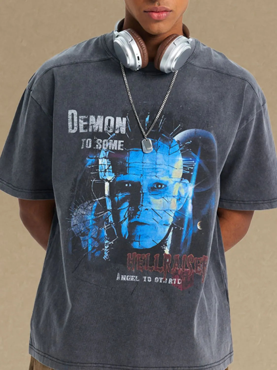 Men's Graphic Round Neck Half Sleeve T-Shirt