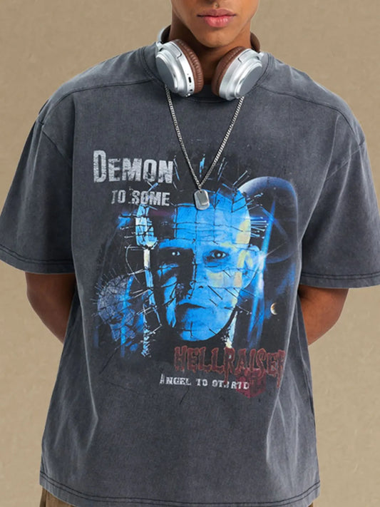 Men's Graphic Round Neck Half Sleeve T-Shirt