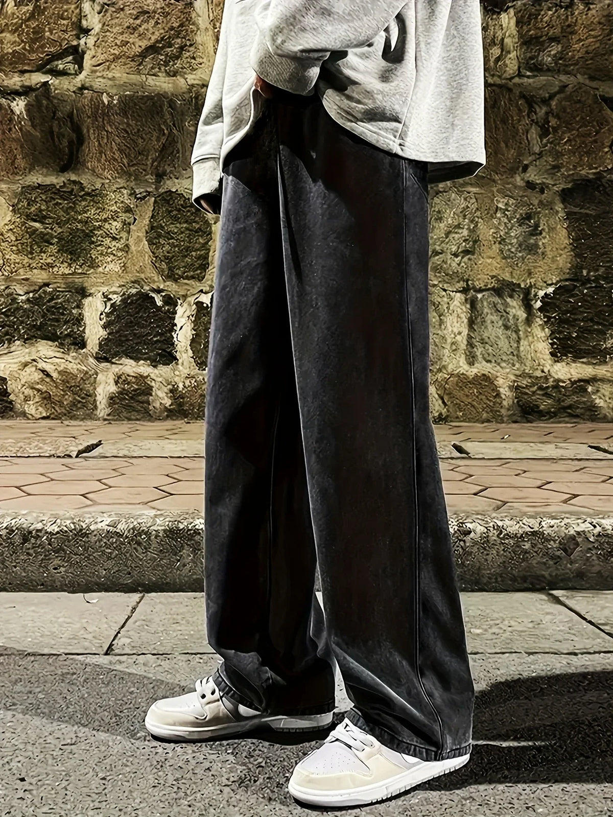 Men's Multi-Pocket Regular Fit Street Jeans