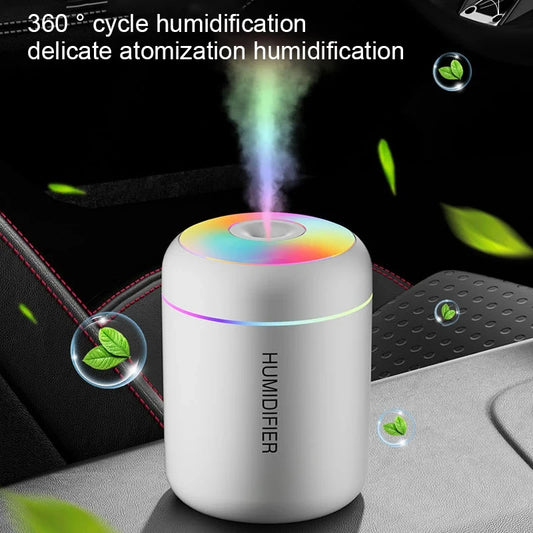 Mini USB Aroma Humidifier - Whisper-Quiet Desktop Diffuser
