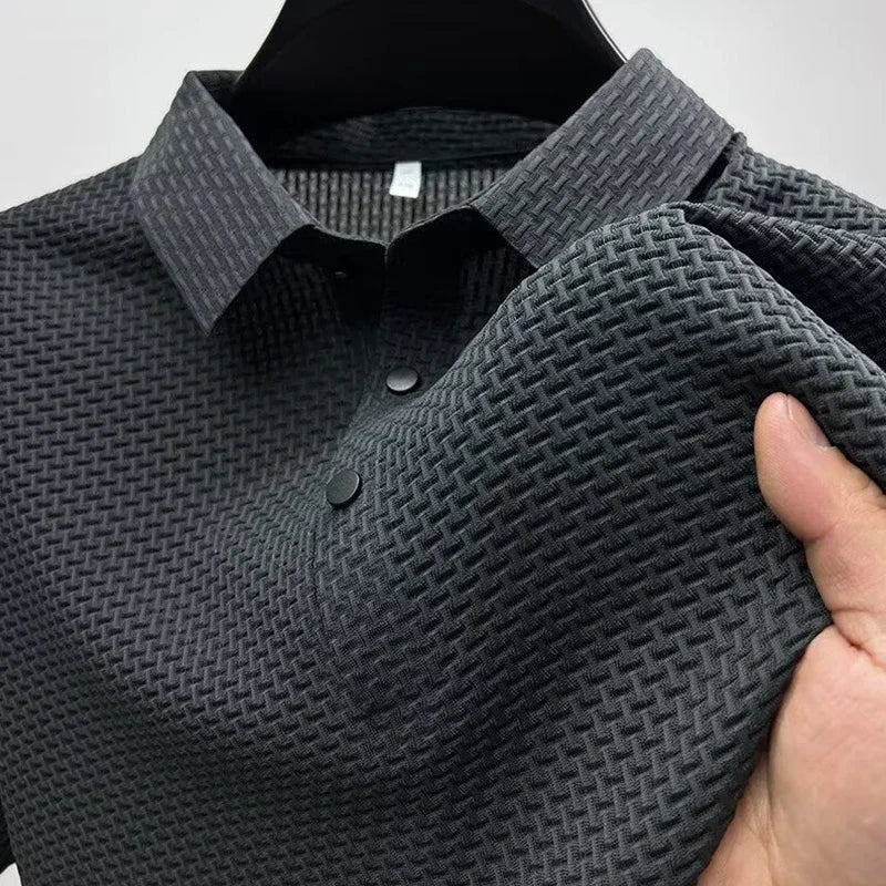 Men's Summer Polo Shirt - Elevate Your Casual Look with Breathable Comfort
