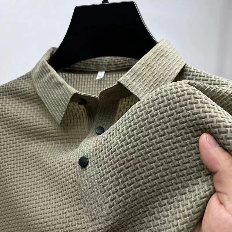 Men's Summer Polo Shirt - Elevate Your Casual Look with Breathable Comfort