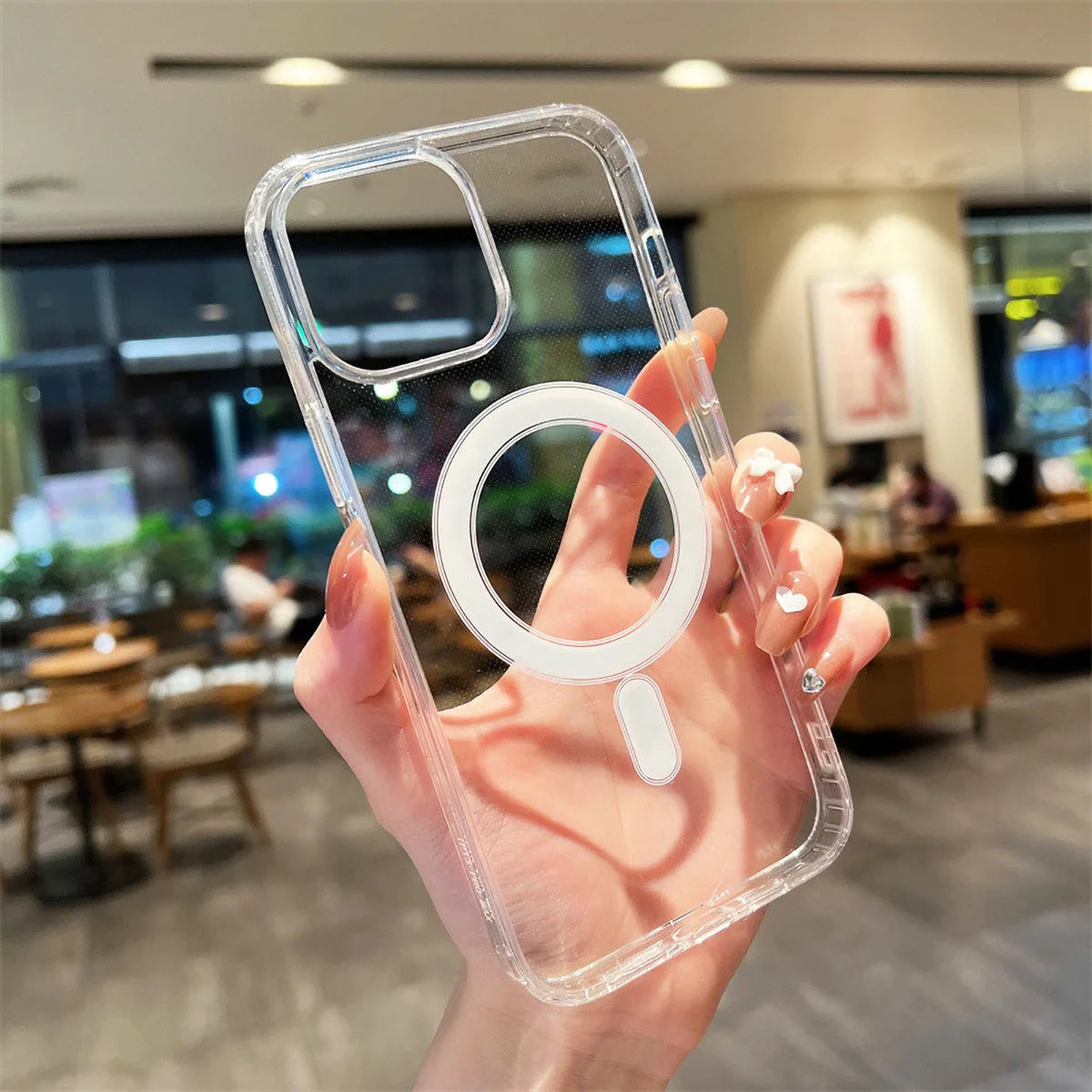 Magnetic Silicone iPhone Case - MagSafe Ready Shock-Proof Cover