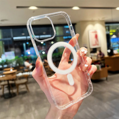 Magnetic Silicone iPhone Case - MagSafe Ready Shock-Proof Cover