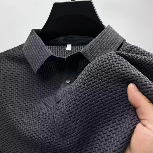 Men's Summer Polo Shirt - Elevate Your Casual Look with Breathable Comfort