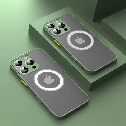 MagSafe Armor Matte iPhone Case - Dual-Layer Drop Protection
