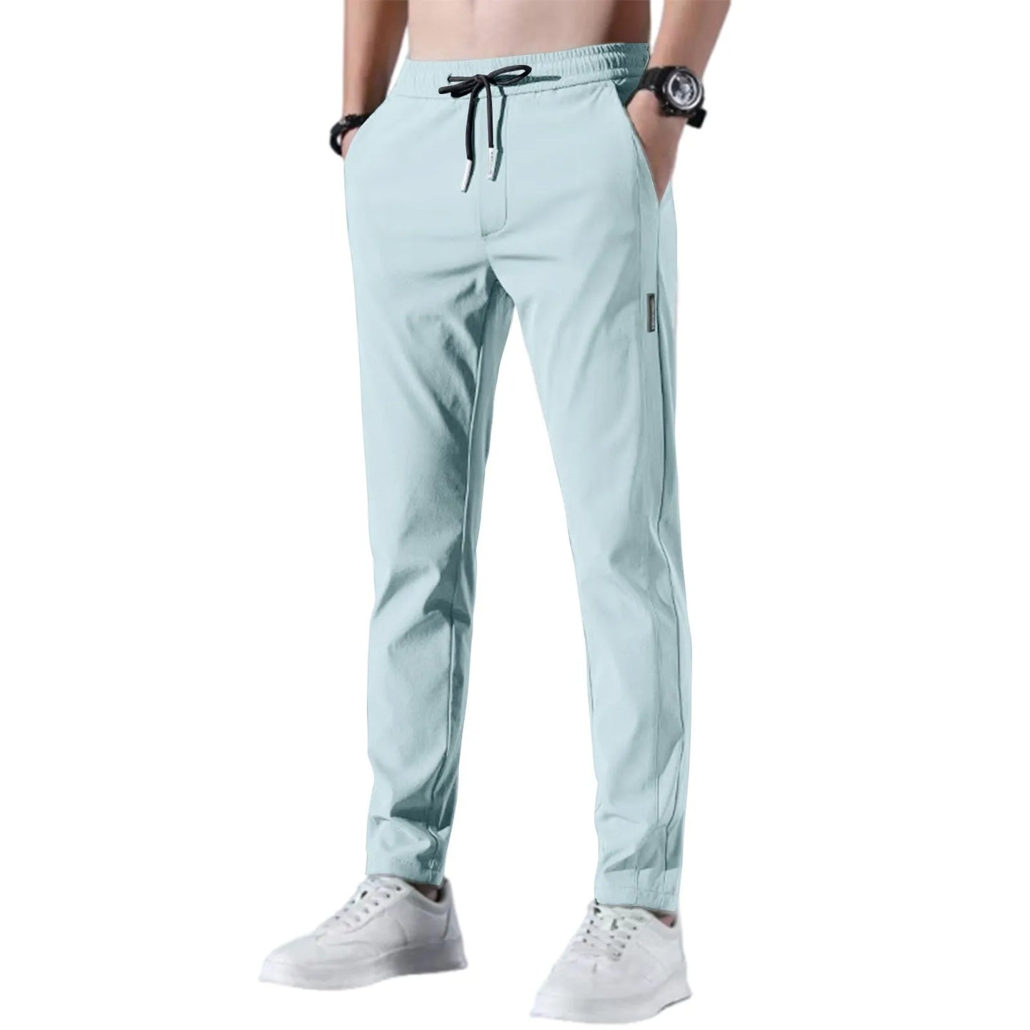 Men's Ice Silk Fast-Dry Stretch Casual Pants