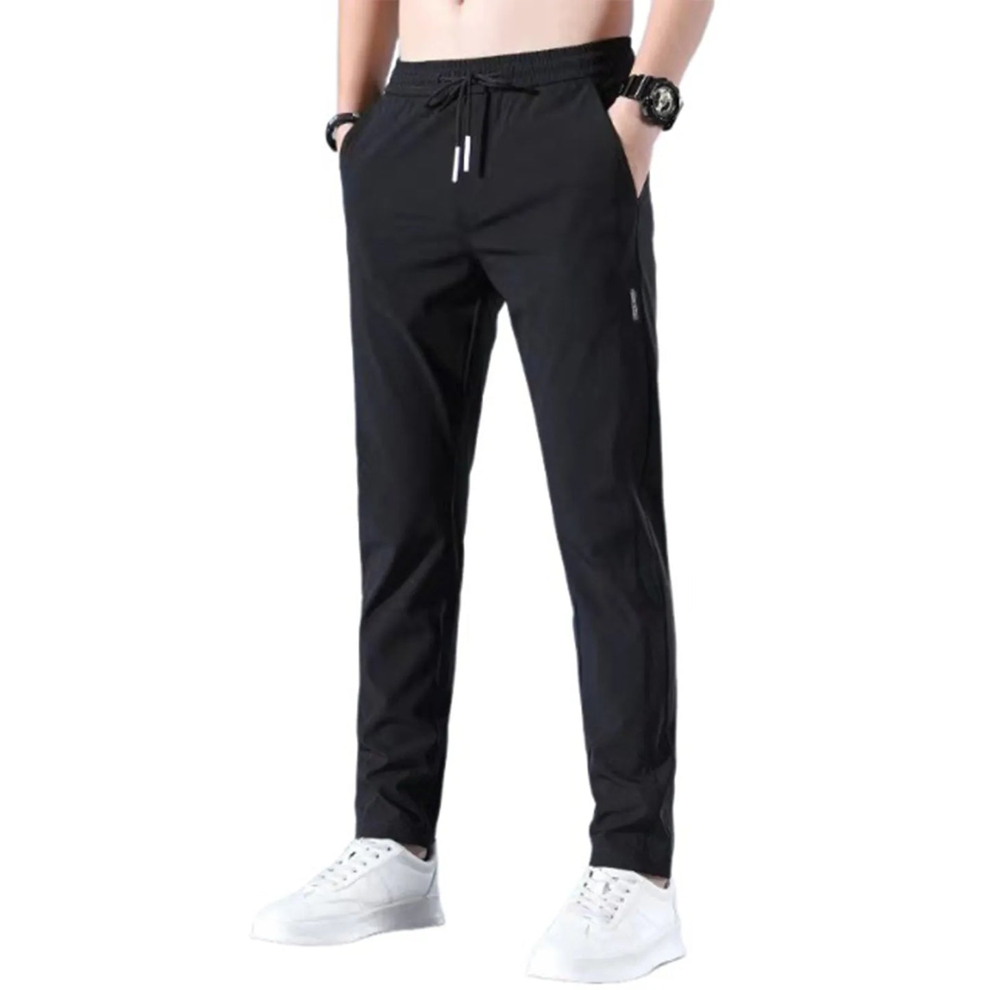 Men's Ice Silk Fast-Dry Stretch Casual Pants