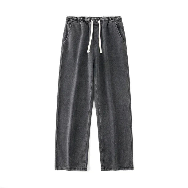 Men's Korean Streetwear Wide Leg Jeans