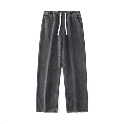 Men's Korean Streetwear Wide Leg Jeans
