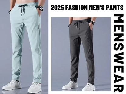 Men's Ice Silk Fast-Dry Stretch Casual Pants