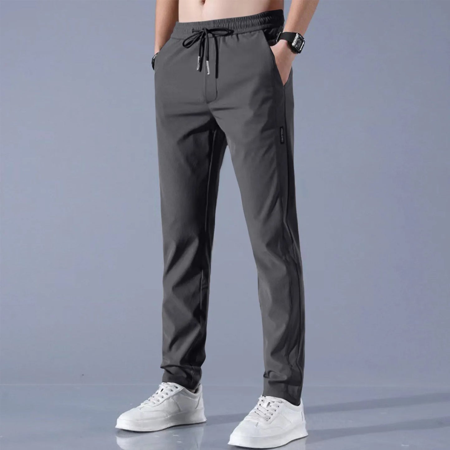 Men's Ice Silk Fast-Dry Stretch Casual Pants