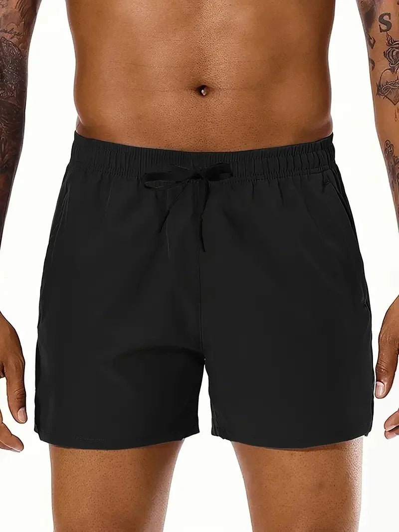 Men's Elastic Waist Sports Shorts - Comfortable & Stylish for Summer Adventures