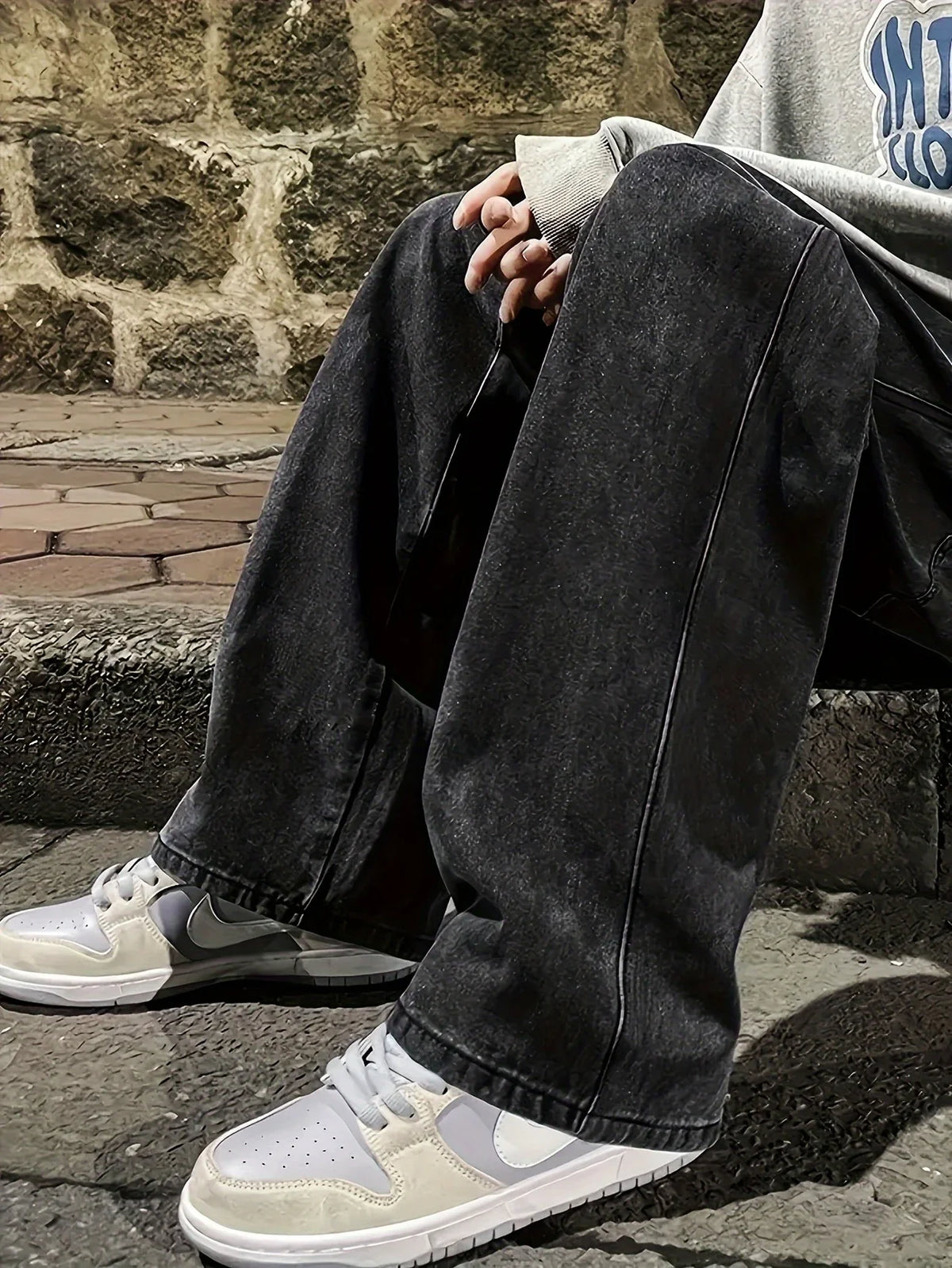 Men's Multi-Pocket Regular Fit Street Jeans