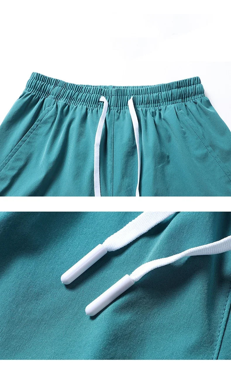 Men's Elastic Waist Sports Shorts - Comfortable & Stylish for Summer Adventures